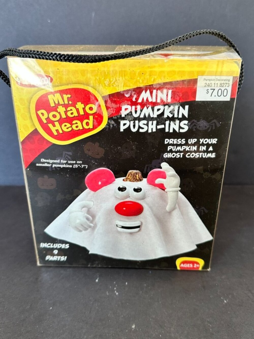 Hasbro Mr Potato Head Mini Pumpkin Push In Kit Ghost Jack O Lantern